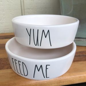 Rae Dunn “FEED ME. YUM” Pet Bowl
